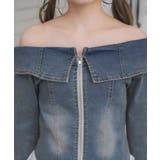 デニムZIPオフショルBL | RETRO GIRL | 詳細画像20