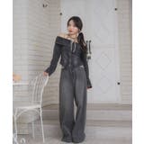 デニムZIPオフショルBL | RETRO GIRL | 詳細画像4