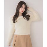 リボン襟シャギーニット | RETRO GIRL | 詳細画像6