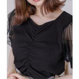 パフ袖シャーリングCT | RETRO GIRL | 詳細画像16 