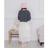 肩あきロゴ刺繍Tee | RETRO GIRL | 詳細画像12 