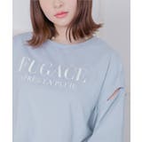 肩あきロゴ刺繍Tee | RETRO GIRL | 詳細画像23 