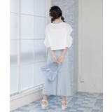 肩あきロゴ刺繍Tee | RETRO GIRL | 詳細画像5 