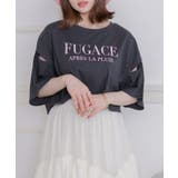 GRY2 | 肩あきロゴ刺繍Tee | RETRO GIRL