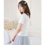 うねうねロゴ刺繍TEE | RETRO GIRL | 詳細画像10 