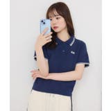 マーク刺繍カノコポロ | RETRO GIRL | 詳細画像1 