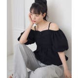 BLK1 | オフショルバルーンBL | RETRO GIRL