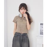 レースアップロゴTEE | RETRO GIRL | 詳細画像2