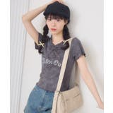 GRY2 | レースアップロゴTEE | RETRO GIRL