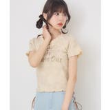 BEG1 | レースアップロゴTEE | RETRO GIRL