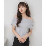 レース付きドロストオフショルCT | RETRO GIRL | 詳細画像22
