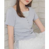 レイヤード風ドロストTEE | RETRO GIRL | 詳細画像1