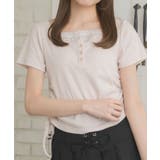 PNK0 | レイヤード風ドロストTEE | RETRO GIRL