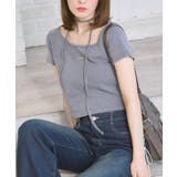 GRY2 | タイ付きショートTEE | RETRO GIRL