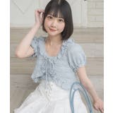 P/BLU | 小花柄フリルCTSET | RETRO GIRL