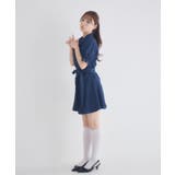 リボンデニムミニワンピース | RETRO GIRL | 詳細画像10 
