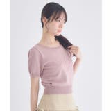 ロゴ刺繍パフ袖ニット | RETRO GIRL | 詳細画像11