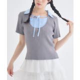 GRY0 | シャツドッキングリブニット | RETRO GIRL