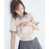 PNK0 | シャツ襟ヴィンテージニット | RETRO GIRL