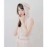 【セットアップ対応】BIGリボン付ZIPベスト | RETRO GIRL | 詳細画像19 