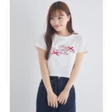 リボン付ロゴTシャツ | RETRO GIRL | 詳細画像16