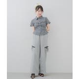 【セットアップ対応】レース付スリットスウェットパンツ | RETRO GIRL | 詳細画像12 