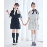 肩開きティアードミニワンピース | RETRO GIRL | 詳細画像2 