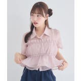 【セットアイテム】シアーシャツ＆キャミSET | RETRO GIRL | 詳細画像14 