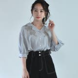 グリーン | ◎Emsexcite◎ 刺繍開襟SH | RETRO GIRL
