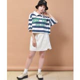 ■Emsexcite■ ラガーボーダーショートトレーナー | RETRO GIRL | 詳細画像13