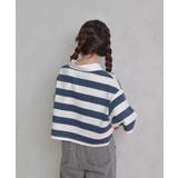 ■Emsexcite■ ラガーボーダーショートトレーナー | RETRO GIRL | 詳細画像4