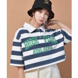 ■Emsexcite■ ラガーボーダーショートトレーナー | RETRO GIRL | 詳細画像8