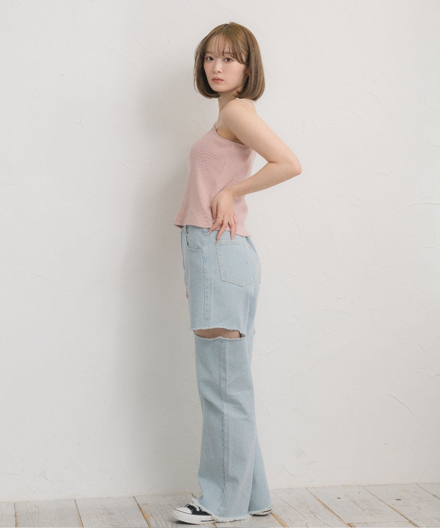 刺繍カップ付きキャミ | RETRO GIRL | 詳細画像30 