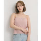 PNK0 | 刺繍カップ付きキャミ | RETRO GIRL