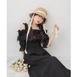 BLK1 | フリルオフショルOP | RETRO GIRL