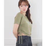GRN0 | ビジューロゴドロストTEE | RETRO GIRL