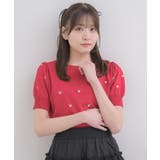 RED0 | ロゴ入り総刺繍NTPO | RETRO GIRL