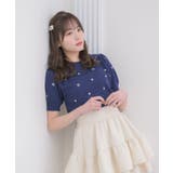 BLU2 | ロゴ入り総刺繍NTPO | RETRO GIRL