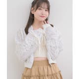 P/WHT | 袖シャーリングアソートBZ | RETRO GIRL