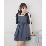 BレースアップミニOP | RETRO GIRL | 詳細画像1