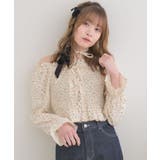 P/PNK | レースアップオフショルBL | RETRO GIRL