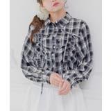 C/BLK | WリボンドロストSH | RETRO GIRL