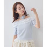 バラチョーカーつきフリルカットソー | RETRO GIRL | 詳細画像19 
