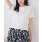 WHT2 | ビジューロゴTEE | RETRO GIRL