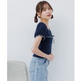 チェックパイピングTEE | RETRO GIRL | 詳細画像44
