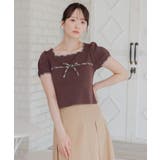 チェックパイピングTEE | RETRO GIRL | 詳細画像8