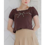 BRN0 | チェックパイピングTEE | RETRO GIRL