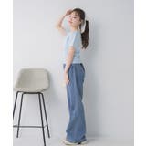 リボンつきロゴ刺繍ニットプルオーバー | RETRO GIRL | 詳細画像10