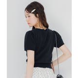 リボンつきロゴ刺繍ニットプルオーバー | RETRO GIRL | 詳細画像14