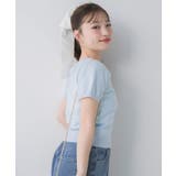 リボンつきロゴ刺繍ニットプルオーバー | RETRO GIRL | 詳細画像7